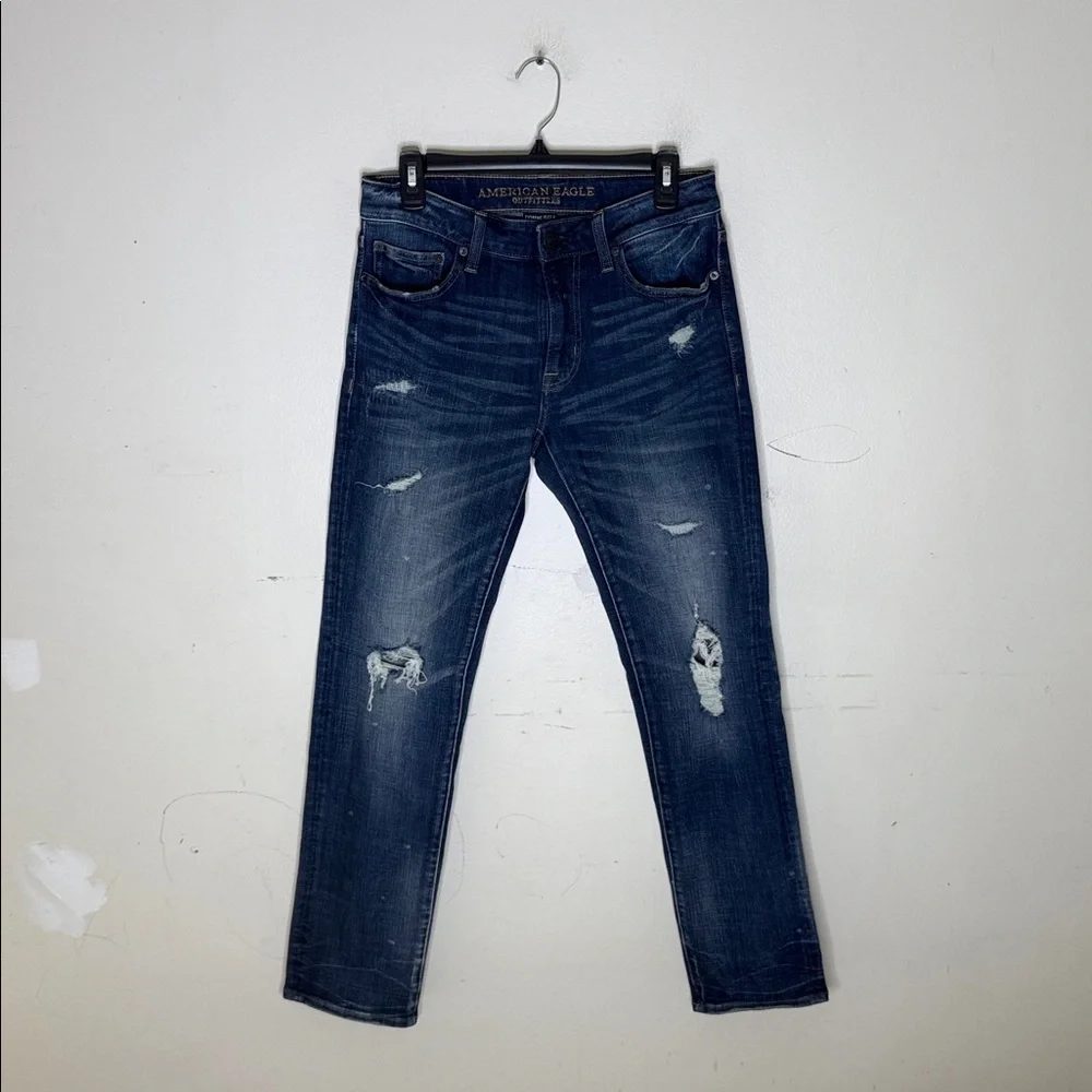 American Eagle Outfitters Extreme Flex Jeans - Dark Blue